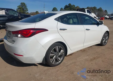 2014 Hyundai Elantra Limited from USA, damaged, VIN 5NPDH4AE2EH521890